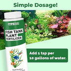 Fish Tank Plant Fertilizer – Liquid Plant Food for Aquarium Plants, Supports Healthy Growth & Vibrant Color, 8 oz
