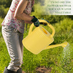 2 Gallon Watering Can for Indoor Plants, Garden Watering Cans for Outdoor Plant House Flower, Modern Plant Watering Can Large Long Spout with Sprinkler Head
