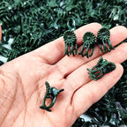 GXXMEI 400PCS Orchid Clips for Plants Support - Dark Green, for Small - Middle Climbing Plants Vine Plants & Single Stem Plants