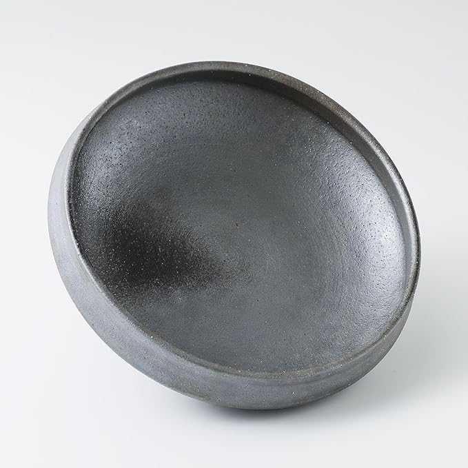 Wazakura Minoyaki Series Round Ikebana Flower Vase Made in Japan, Arrangement Pottery Supplies - Sumi