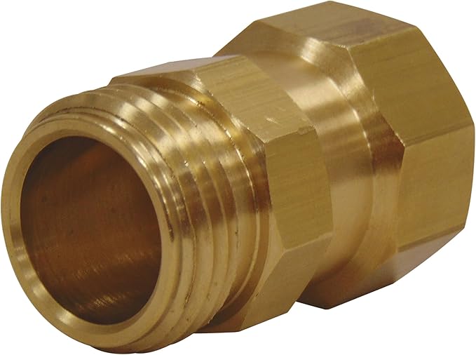 Dramm Brass Hose Swivel – Live Swivel Connector Prevents Hose Kinks – Made in USA