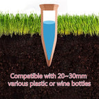 4 Pack Plant Watering Devices, Watering Can Shape Terracotta Watering Spikes, Vacation Self Watering Planter Insert, Automatic Plant Waterer for Indoor Outdoor Plants (Watering Cans)