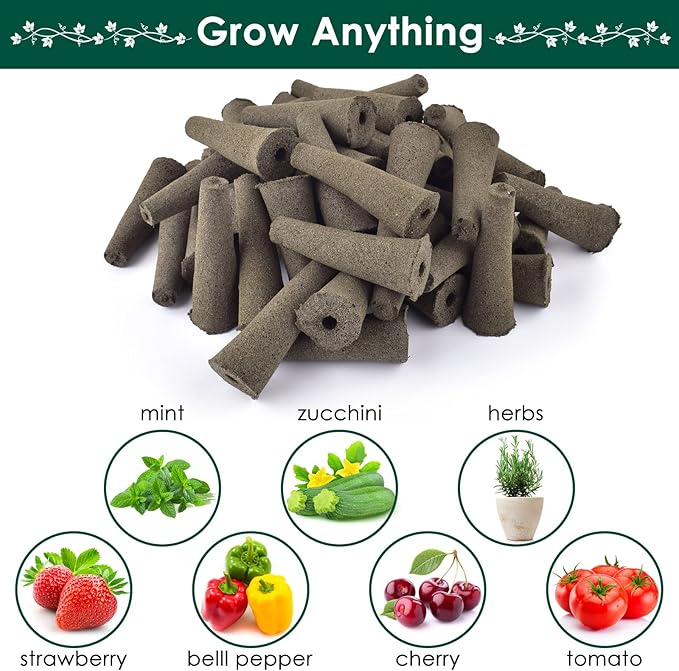 PACETAP 30 Pack Grow Sponges Compatible with AeroGarden, Replacement Refill Grow Sponge for Hydroponic Indoor Garden System