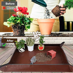 39.5"x 31.5" Large Repotting Mat for House Plant Transplanting and Potting Soil Control Portable Gardening Tray Plant Gifts for Plant Lovers