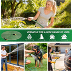 Garden Hose 50 ft Flexible Non-Expandable Water Hose Kink-Free Ultra Lightweight Leak-Proof Durable Portable Wear-Resistant Hoses Pipe with 3/4" Brass Fittings for Outdoor Yard Lawn Car Wash