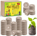 Legigo 50 Pcs 36mm Seed Starter Peat Pellets for Seedlings- Compressed Seed Starter Pods Seed Starting Pellets Plugs Soil Peat Pods for Starting Seeds, Garden Planting Herb Flower Vegetables