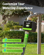 RAINPOINT Smart Hose Timer for Garden, Smart Water Timer with Brass Inlet & Outlet (Not Include Gateway), Automatic Irrigation System for Lawns and Yard