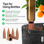VIVOSUN 12-Pack Self-Watering Spikes, Hexagonal Terracotta Watering Stakes, Auto-Water Device, Planter Insert for Indoor & Outdoor Potted Plants