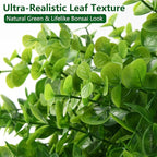 florisso 2 Pack Artificial Boxwood Topiary Trees, UV-Resistant Faux Realistic Greenery Potted Bushes with Pots for Front Door, Porch, Farmhouse, Garden Decor