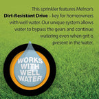 Melnor 65165AMZ XT Turbo Oscillating Sprinkler,4,500 sq. ft.,Quick Connect Bundle,2-Way Adjustable,Black,Yellow,(Pack of 12)