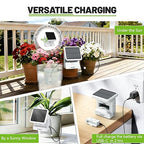 RAINPOINT Smart WiFi Solar Drip Irrigation System for indoor & Outdoor Use,APP Control Automatic Plant Waterer Device Kit Water Shortage Protection Push&Email Notification Grow Tent Water 10-20 Plants