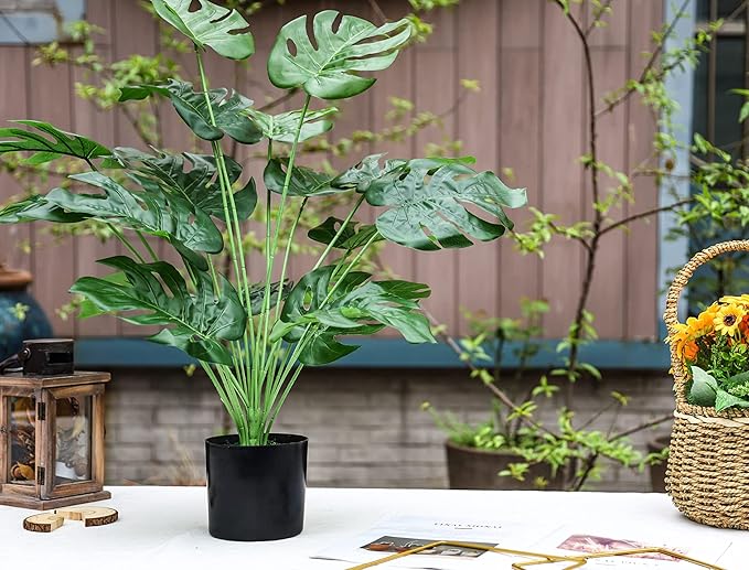 Toopify Fake Plants Large, Artificial Floor Plants Tall for Home Office Living Room Decor Indoor