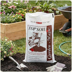 Michigan Peat 40 Pound Bag Garden Magic Organic Planting Potting Top Soil Blend Mix for Indoor and Outdoor Gardening and Landscapes, White