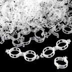150 Pcs Plant Clips for Climbing Plants, Tomato Clips for Support, Plastic Garden Clips for Plants Grape Vine Vegetables Make Plant Grow Upright