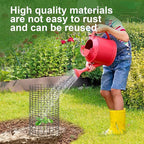 10 Pcs 11.8"x 11.8"/11.8"x 19.6" Available Chicken Wire Cloches for Plants, Plant Protector from Animal, Garden Covers Netting Iron Wire Mesh to Protect Plants Vegetables from Rabbit Squirrel Chicken