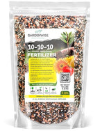 10-10-10 Plant Fertilizer Slow Release - 10 10 10 All Purpose Granular Garden Fertilizer for Vegetables, Tomato, Arborvitae, Shrubs, Rose, Flowers, Fruit, Fig Trees (5 QUARTS)