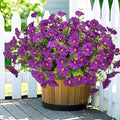 Artificial Faux Flowers for Outdoors, 12 Bundles Artificial Plants Outdoor UV Resistant, Fake Morning Glory Silk Flowers for Outside Planter Porch Patio Yard