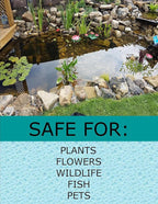 PondH2o 14" Round Floating Aquatic Water Garden Pond Planter Baskets, Floatable Aquatic Plant Flower Islands for Ponds, Aquaponics, Hydroponics and Water Features | Value 2 Pack
