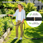 50ft Garden Hose Lightweight Flexible Water Hose, Abrasion Resistant, Kink Free, Durable Sturdy Hoses 2025 Up Graded Thicken Waterhose 700 PSI for Outdoor, RV, Marine, Convenient Storage, 3/4GHT