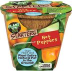 Unique Gardener Plant-It Starters Plant Seeds 4-Pack, DIY Indoor Succulents and Live Plants for Home or Garden Planting, Hot Peppers