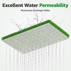 6x10FT Artificial Grass Pad Indoor Outdoor: Fake Grass Turf with Drainage Holes, Pet-Friendly Dog Grass Mat, Perfect for Garden Lawn Balcony Patio Backyard Wedding Christmas Decoration