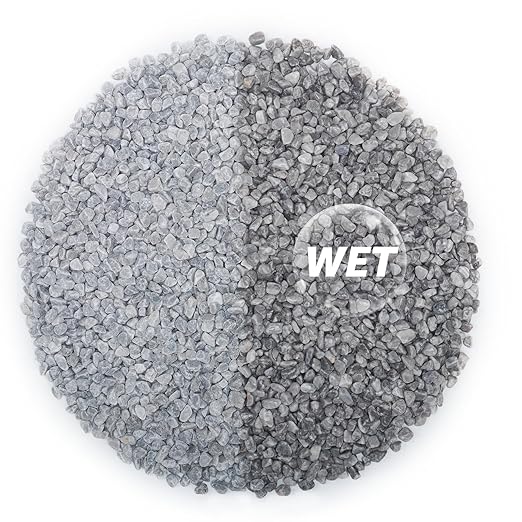 2lbs Natural Gravel Pebbles for Succulents and Cacti, 1/5 Inch Decorative River Stones – Perfect for Vases, Aquariums, Terrariums, and Outdoor Gardening, Mixed Colors (Grey, 2 Pounds)
