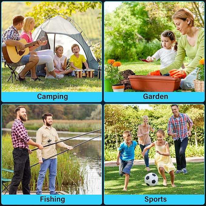 Collapsible Wagon Cart with Wheels Foldable: 360LBS Heavy Duty Folding Utility Wagon - Portable All Terrain Grocery Wagon Cart for Groceries Shopping Outdoor Camping Fishing Sports (Dark Black)