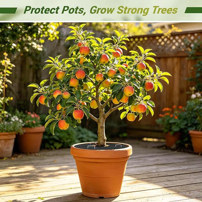 Cuttable Plant Pot Grid,15.7" W x 63" L Plant Pot Soil Covers Protectors from Animals,Black Cat Proof Houseplant Protector with Cable Ties & Ground Spikes,Fits All Pot Shapes