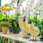 Mwellewm 3 Sets Plant Stakes 12/25/36 Inch Adjustable Plant Support Stakes Tall for Indoor Outdoor Plant Holder Stick Steel Garden Stem Pole Amaryllis Stakes with 15 Clip for Tomato Orchid Lily Flower