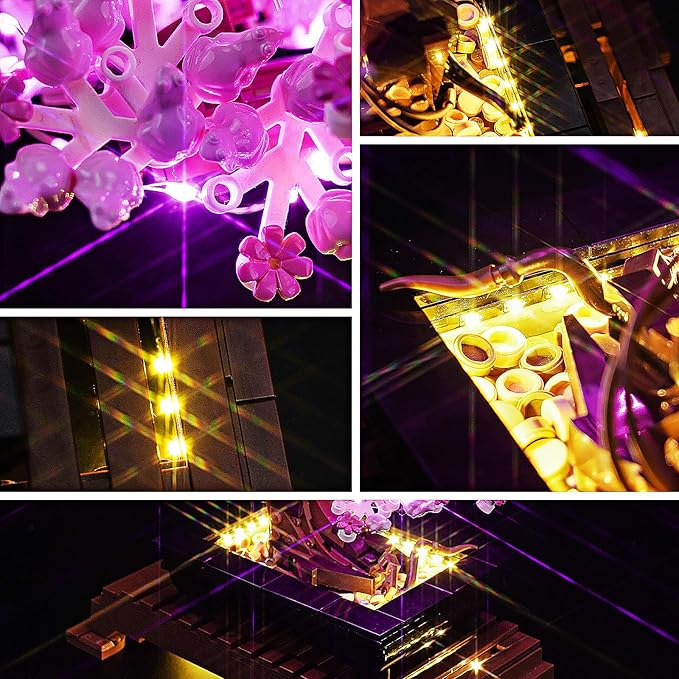 LED Lighting Compatible with LEGO Bonsai Tree 10281 - JUST Lights, Light Kit Compatible with LEGO 10281, Giving Light to Model, NOT Included The Model Set（Customized Version）