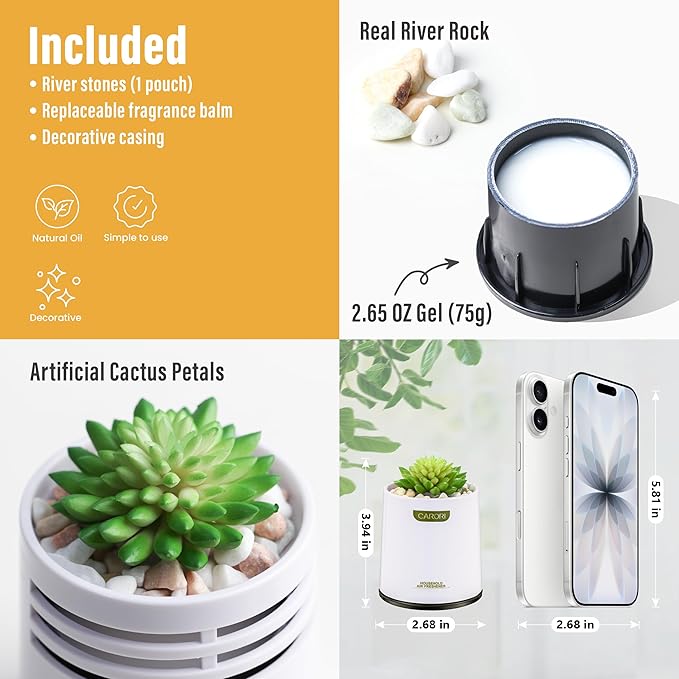 Artificial Succulent Plants with Subtle Orange Scent, Faux Indoor Plants for Home Decor, Small Fake Plant for Bathroom, Bedroom, Office Decor, Aesthetic Room Accessories, Housewarming Gift