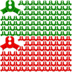 150PCS Plant Training Clips,90 Degrees Bud Trainer Clips Low Stress Training Clips Plant Stem Support Bud Bender for Flowers, Vegetables, Plant Gardening - Red and Green