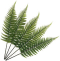 PASYOU Artificial Foliage Plants, Fake Plastic Grass Faux Shrubs Simulation Ferns Leaf Real Decoration for Indoor Outdoor Home Decor Garden Party Balcony Patio Planter Filler DIY - Fern Leaves 5 Pcs