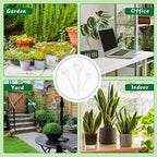 Pynqdfu 20 PCS Clear Plant Watering Globes,Plastic Self-Watering Bulbs,Self Watering Planter Insert Plant Accessories for Plants Indoor,Outdoor,Flowerpot,Home Garden(Large,Medium,Small)