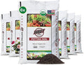 Brut Organic Potting Soil 1 CU FT – Premium Plant Soil with Organic Worm Castings, Trace Minerals & Perlite – Chemical-Free, Filler-Free – Ideal Potting Mix for Indoor & Outdoor Plants – Pack of 6