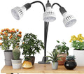 GooingTop Grow Light,24W (160Watts Equiv) 5000K White Full Spectrum LED Growing Lamp Clip on Desk for Indoor Plants,Bulbs Replaceable & Non-dimmable (Black, 240W)