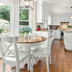 ZYTUYO 3PCS Blue Green Hydrangeas Artificial Flower 21" Real Touch Faux Latex Fake Hydrangeas Silk Bouquet for Home Kitchen Living Room Spring Table Office Wedding Party Arrangement