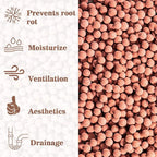 Sukh Clay Pebbles for Plants - 14 OZ Pebbles for Indoor Plants Clay Used for Drainage, Decoration, Aquaponics, Hydroponics and Other Gardening Essentials Hydroton Small Pebbles Leca