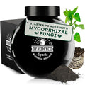 DYNOMYCO Spark Mycorrhizal Fungi, 6oz Wettable Powder – 3-In-1 Root Enhancer Turbocharges Nutrient Uptake & Yield – Treats 25 Plants, Indoor/Outdoor Bio-Stimulant – Dissolves Fast in Seed Starter Soil