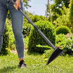 Hoe Garden Tool, Triangle Hoe Gardening Weeding Tool, 72" Long Handle Heavy Duty Manual Weeder Gardening Hand Tools for Weeding, Digging, Loosening Soil