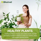 Blumat Plant Watering Devices - Easy Self Watering Planter Insert for Indoor Plants - Bottle Adapter - Prevents Overwatering and Underwatering for Healthy Growth - 1 Pack