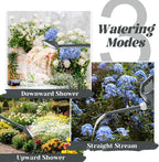 1 Gallon Watering Can, Garden Watering Can Outdoor, Plant Water Can with Removable Long Spout and Stainless Steel Sprinkler Head, Plastic Indoor Watering Cans for Gardening Flower Plants