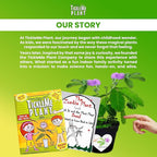 Zombie Plant Party Favors (2) Plays Dead When Touched! Includes Soil, Seeds & Mini Flower Pot. Supplies for Zombie Themed Birthday. Plant it as a Fun Indoor Science Activity