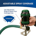 Orbit 58573N H2O-Six Gear-Drive Sprinkler on Metal T-Spike