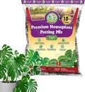 DUSPRO 10Pcs 1QT Pre-Mixed House Plant Potting Mix 7in1 with Potting Soil Indoor Plants,Tropical Indoor Potting Soil with Pine Bark,Pumice,Coco Coir, Perlite, Worm Castings, Gypsum, Peat Moss