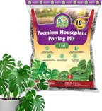 DUSPRO 10Pcs 1QT Pre-Mixed House Plant Potting Mix 7in1 with Potting Soil Indoor Plants,Tropical Indoor Potting Soil with Pine Bark,Pumice,Coco Coir, Perlite, Worm Castings, Gypsum, Peat Moss