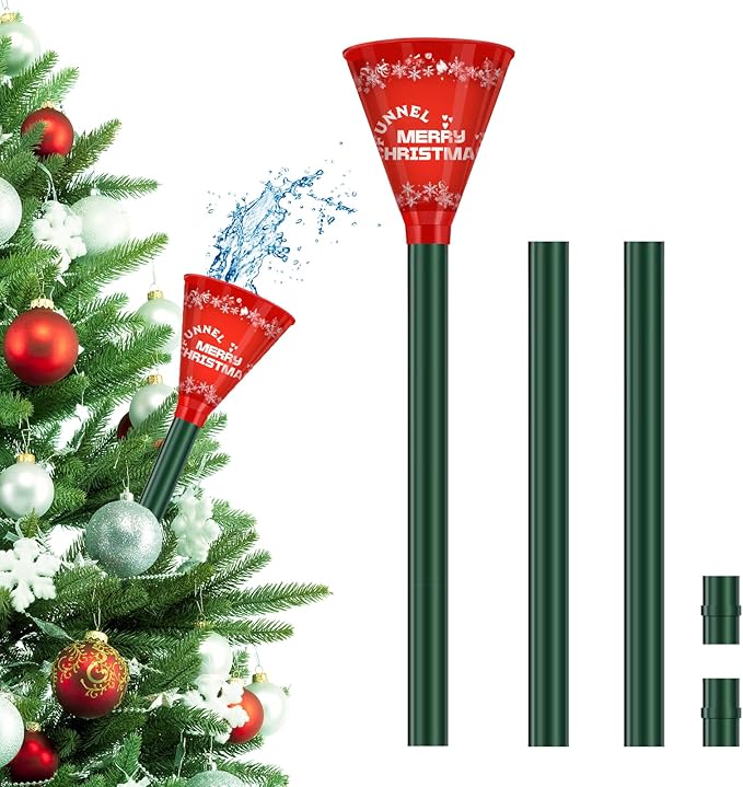 Kaiedos Christmas Tree Watering Funnel - 39 Inch Funnel, Reusable Design, Makes Watering Your Live Tree a Snap!