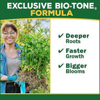 Espoma Organic Holly-Tone 4-3-4 Natural & Organic Evergreen & Azalea Plant Food; 4 lb. Bag; The Original & Best Fertilizer for All Acid Loving Plants Including Rhododendrons & Hydrangeas. Pack of 2