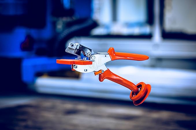 Original Löwe Sealing Profile Cutters 4.104/VR with Two Brackets for Professional Use in Window Construction - Profile Cutters with V-Cut for Notching Sealing Profiles on Outer Corners