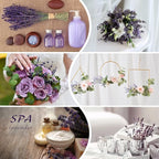 Dried Preserved Lavender Flowers Bundle-Natural Dried Lavender Bouquet 180-200 Stems 15''-17" for Wedding Home Shower Vase Decor, Aromatherapy, Fragrance, Fresh, Dry, 2 Packs